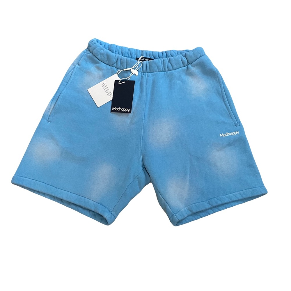 NWT Madhappy XS shorts light blue clouds pattern
